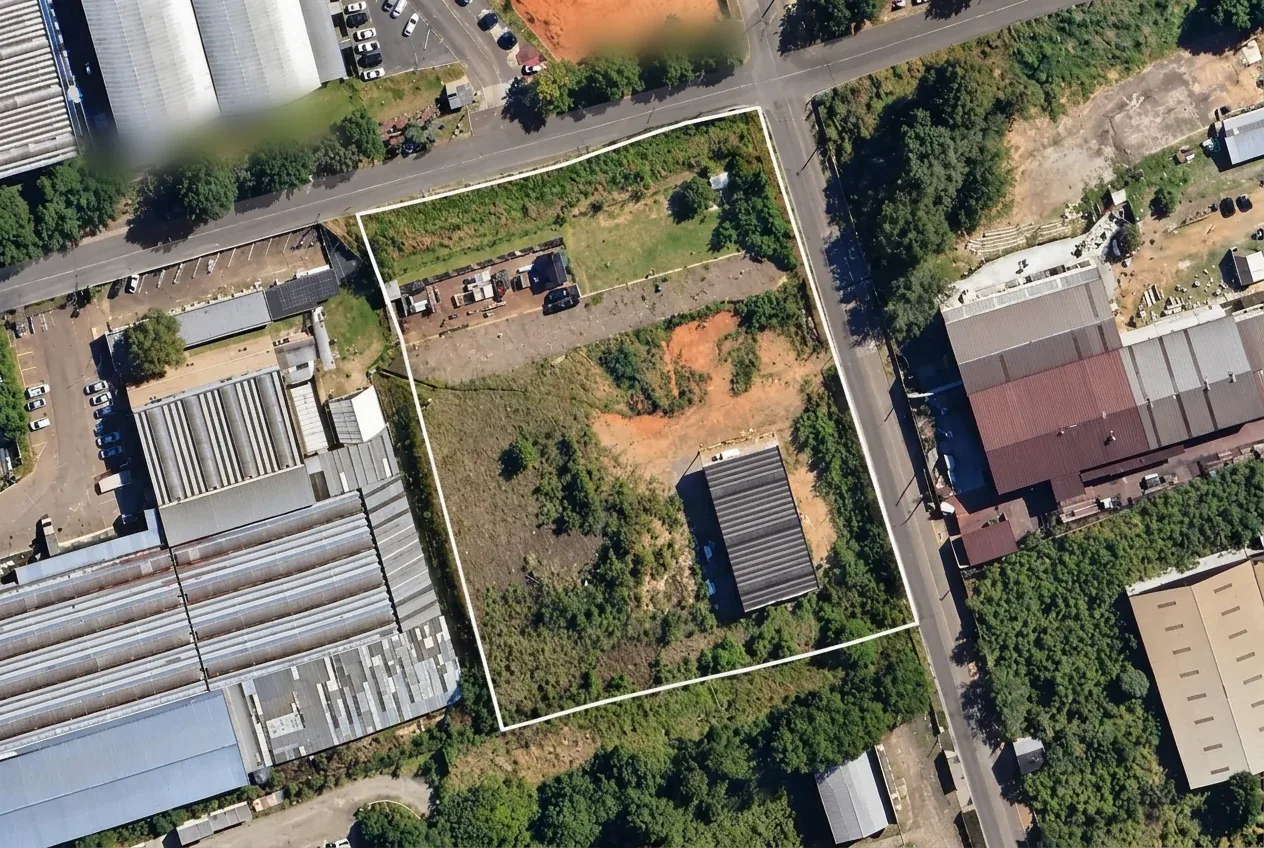 Área Industrial com Galpão