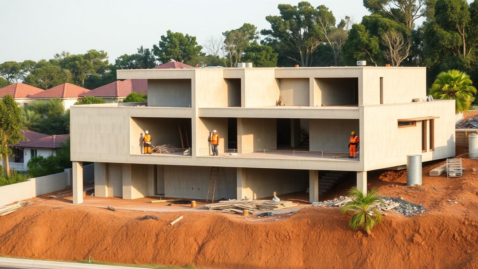 Construção Residencial para Venda