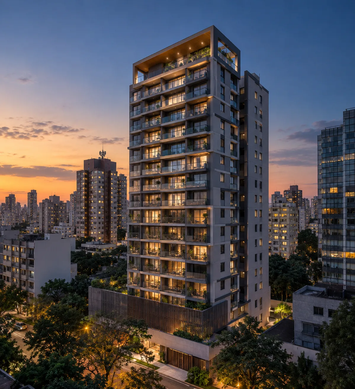 Edifício residencial em São Paulo